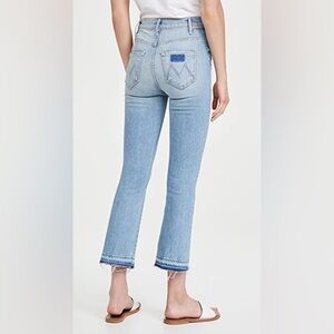 MOTHER Denim Hustler Ankle Undone Hem